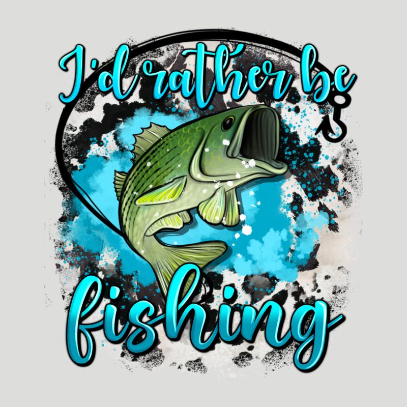 I D Rather Be Fishing Zipper Hoodie by AdoDesignShop | Teevron