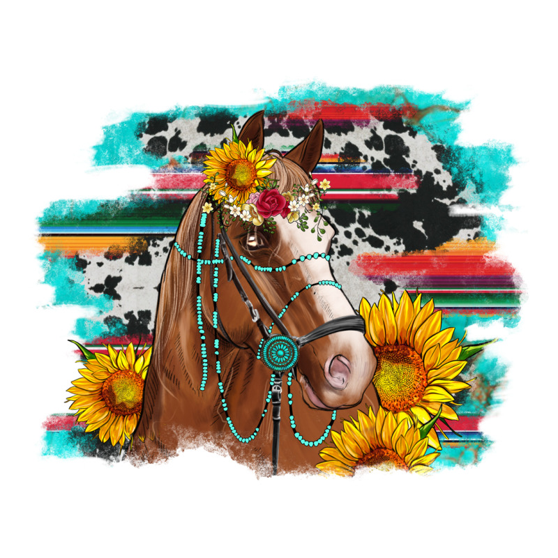 Horse With Sunflowers Heavyweight Hoodie by Artiststas | Teevron