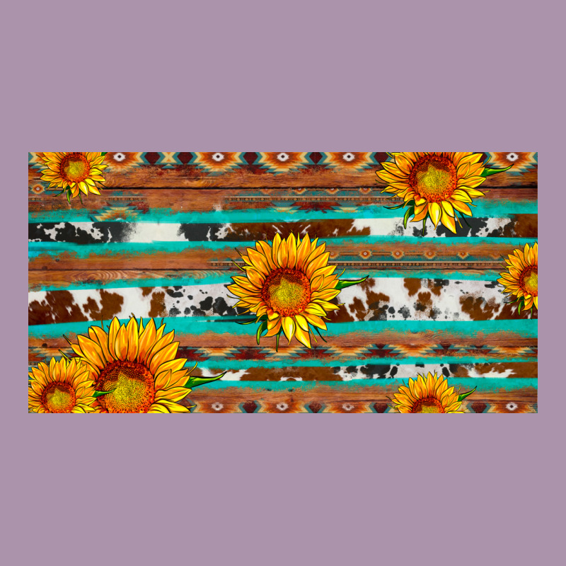 Aztec Sunflower Cowhide License Plate Heavyweight Hoodie by Artiststas | Teevron