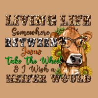 Living Life Somewhere Between Jesus Take The Wheel Vintage Tee | Teevron