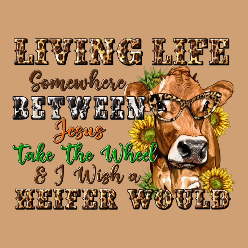 Living Life Somewhere Between Jesus Take The Wheel Vintage Tee by texasbilliewilder | Teevron