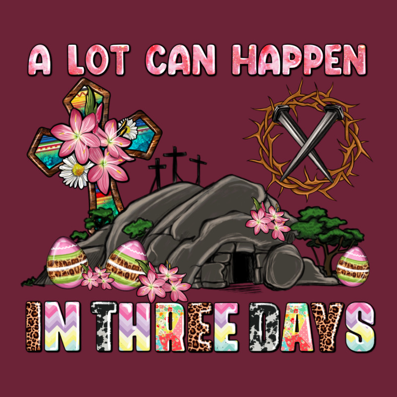 Easter A Lot Can Happen In Three Days Long Sleeve Tee by AdoDesignShop | Teevron