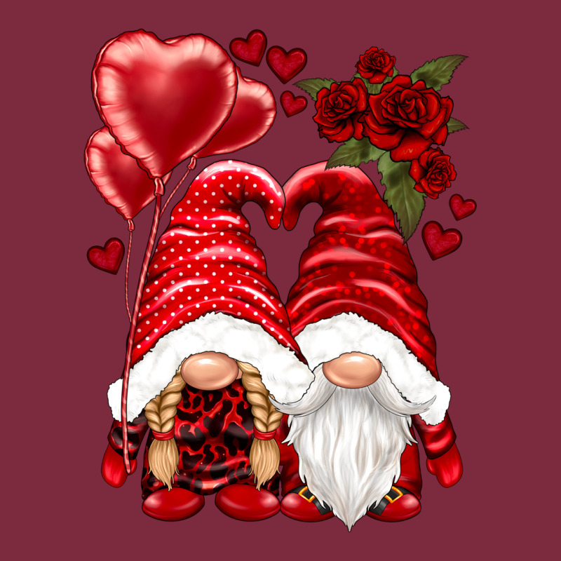 Valentines Day Gnomies Premium Hoodie by NancyCooperArtShop | Teevron
