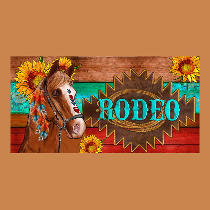 Aztec Horse Cactus And Sunflowers License Plate Template Heavyweight Hoodie by Artiststas | Teevron