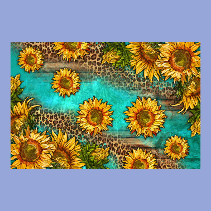 Western Sunflowers Skinny Metal Can Holder Classic Tee by HRA Design Shop | Teevron