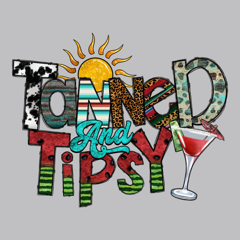 Tanned And Tipsy Long Sleeve Tee by SublimationCraftShop | Teevron