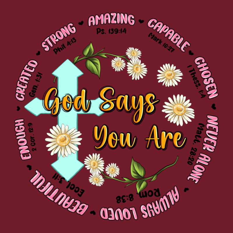 God Says You Are Zipper Hoodie by JahusDesignShop | Teevron