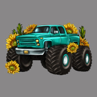 Monster Truck With Sunflower Western Vintage Tee | Teevron