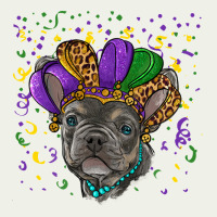 Mardi Gras French Bulldog Urban Heavy Tee | Teevron