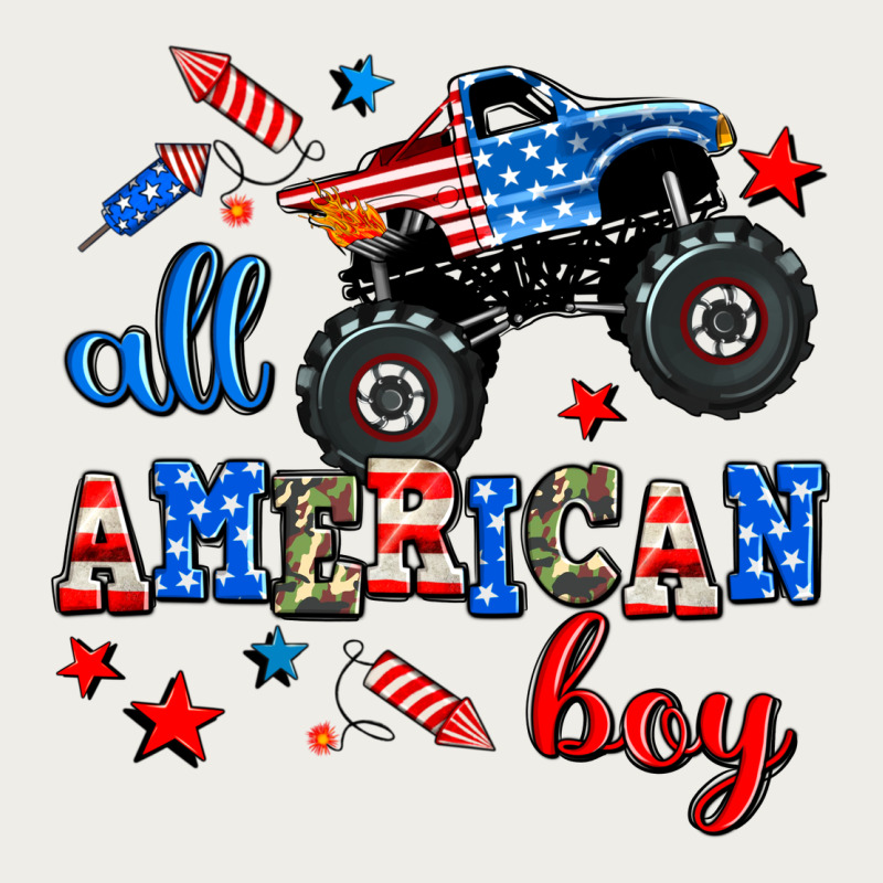 All American Boy  Monsterr Truck Zipper Hoodie by AdoDesignShop | Teevron