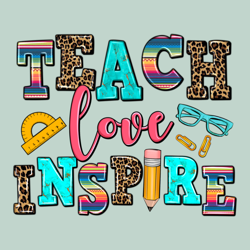 Teach Love Inspire Zipper Hoodie by AdoDesignShop | Teevron