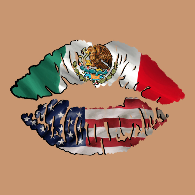 Mexico Usa Lips Heavyweight Hoodie by AdoDesignShop | Teevron