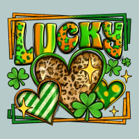 Lucky St Patricks Day Hearts Heavy Core Tee | Teevron