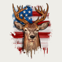 Deer American Flag Zipper Hoodie | Teevron
