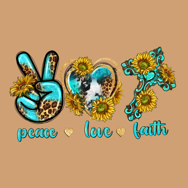 Peace Love Faith Vintage Tee by texasbilliewilder | Teevron