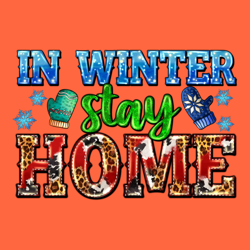 In Winter Stay Home With Gloves Premium Hoodie by AdoDesignShop | Teevron