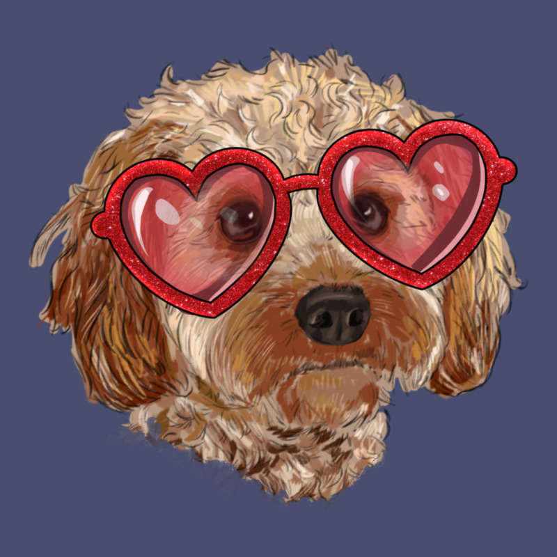 Toy Poodle With Love Glasses Vintage Tee by RanaPortraitStore | Teevron