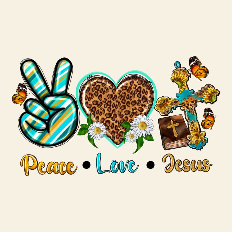 Peace Love Jesus Vintage Tee by texasbilliewilder | Teevron