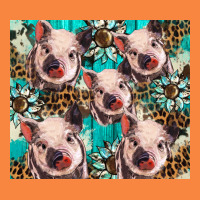 Western Cowhide Sunflower Baby Pig Premium Sweatshirt | Teevron