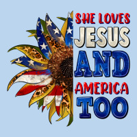 She Loves Jesus And America Too 4th Of July Classic Tee | Teevron