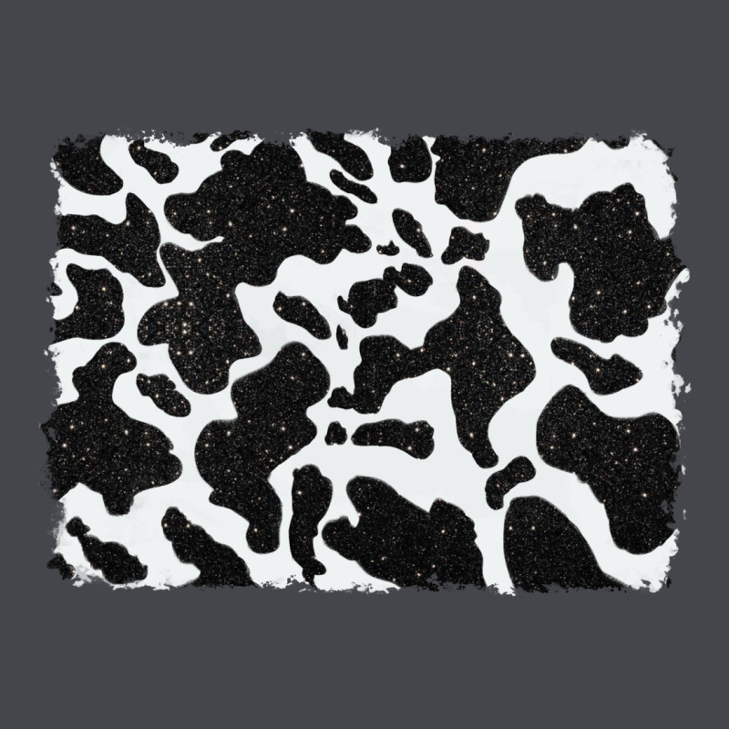 Distressed Black Glitter Cowhide Pattern Classic Tee by RanaPortraitStore | Teevron