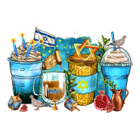 hanukkah coffee cups | Teevron