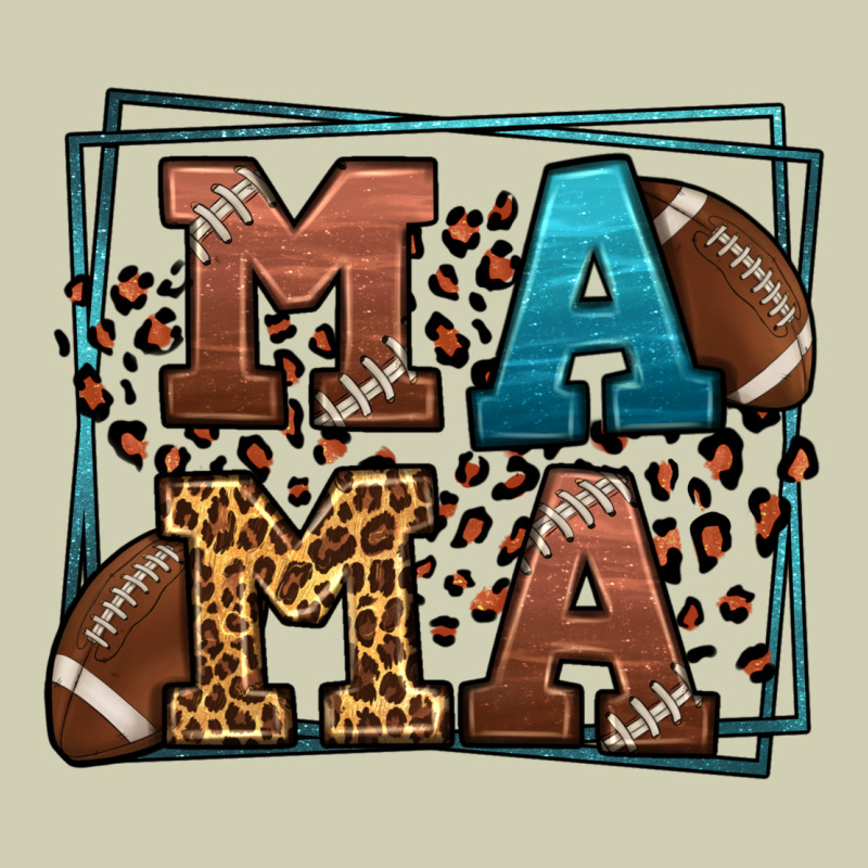 American Football Mama Mother's Day Heavy Core Tee by LillyAllenDesigns | Teevron