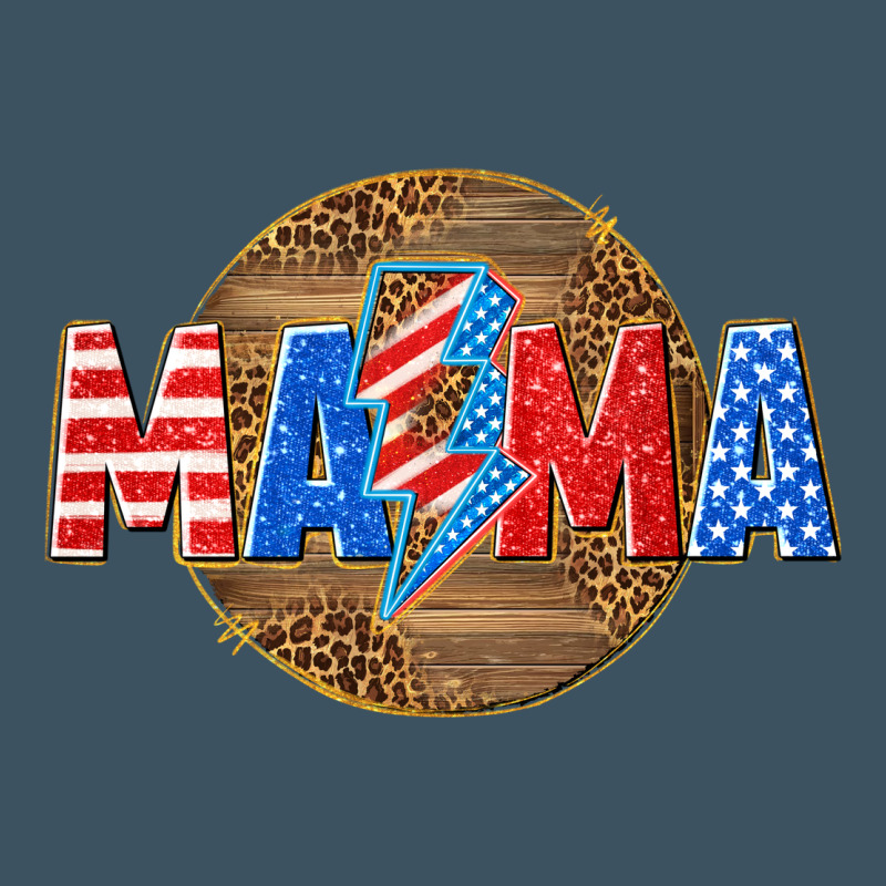 American Mama With Lightning Bolt Urban Heavy Tee by texasbilliewilder | Teevron
