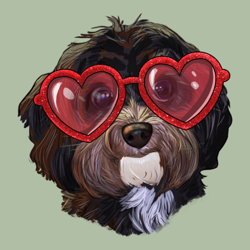 Havanese Dog With Love Glasses Urban Heavy Tee by RanaPortraitStore | Teevron