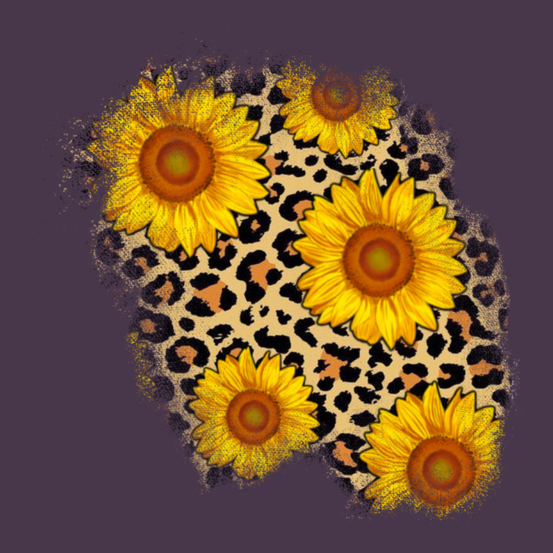 Leopard Sunflower Patch Heavyweight Hoodie by AdoDesignShop | Teevron