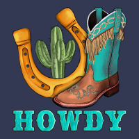 Howdy Turquoise Cowboy Boots Horseshoe Heavyweight Hoodie | Teevron