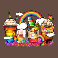 Rainbow Coffee Cups Long Sleeve Tee | Teevron