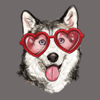Husky With Love Glasses Urban Heavy Tee | Teevron