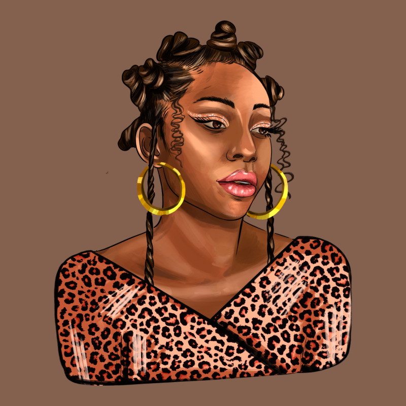 Afro Woman Zipper Hoodie by AdoDesignShop | Teevron
