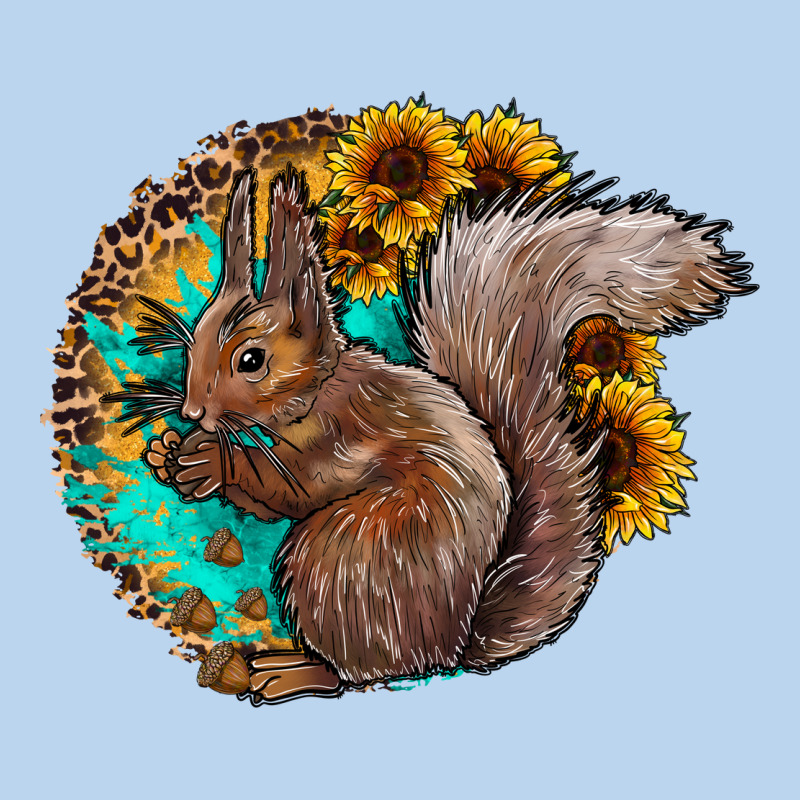 Western Squirrel With Sunflowers Classic Tee by CowhideDigitalArt | Teevron