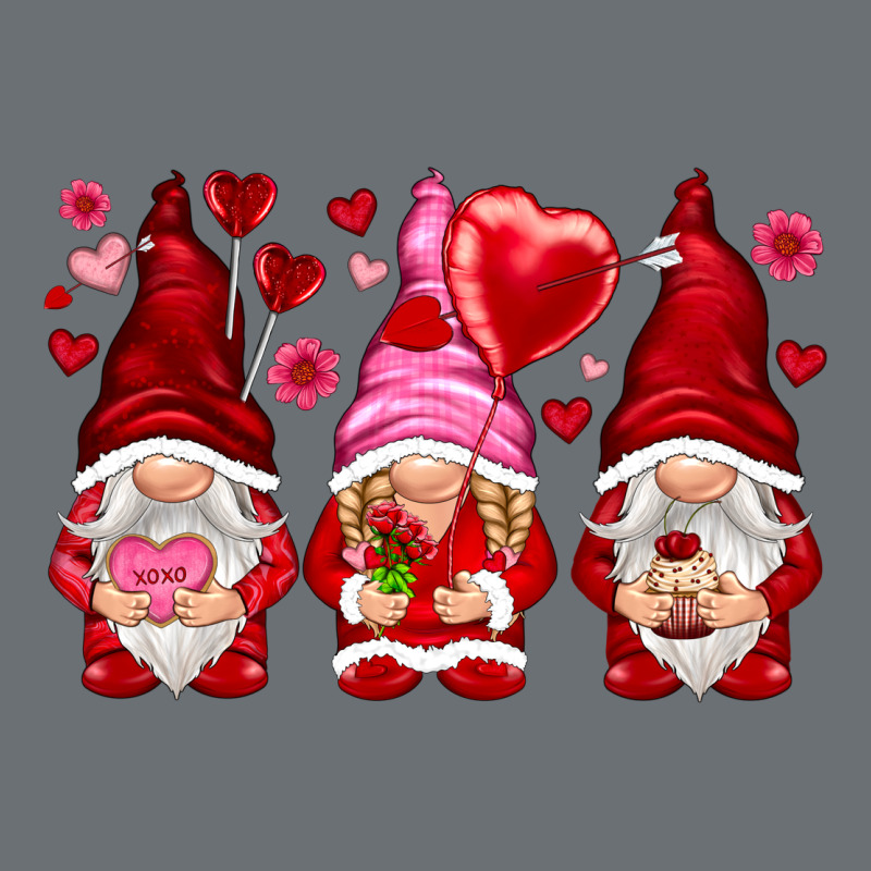 Valentines Day Gnomies With Heart Balloon Premium Hoodie by NancyCooperArtShop | Teevron
