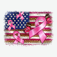 Breast Cancer American Flag Background Urban Heavy Tee | Teevron
