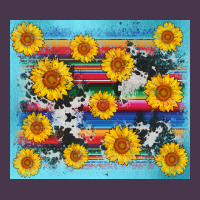 Serape Cowhide Sunflower Heavyweight Hoodie | Teevron