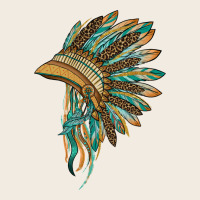 Indian Leopard Headdress Blue Premium Sweatshirt | Teevron