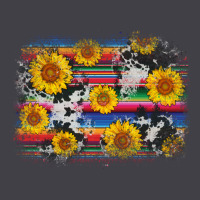 Serape Cowhide Sunflower Background Heavyweight Hoodie | Teevron