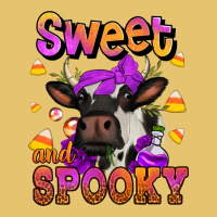 Sweet And Spooky Halloween Cow Premium Sweatshirt | Teevron