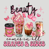 Beauty Comes In All Shapes And Sizes Coffee Cups Zipper Hoodie | Teevron