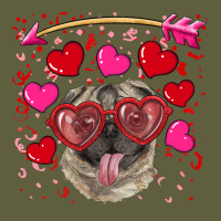 Valentine's Day  Pug Vintage Tee | Teevron