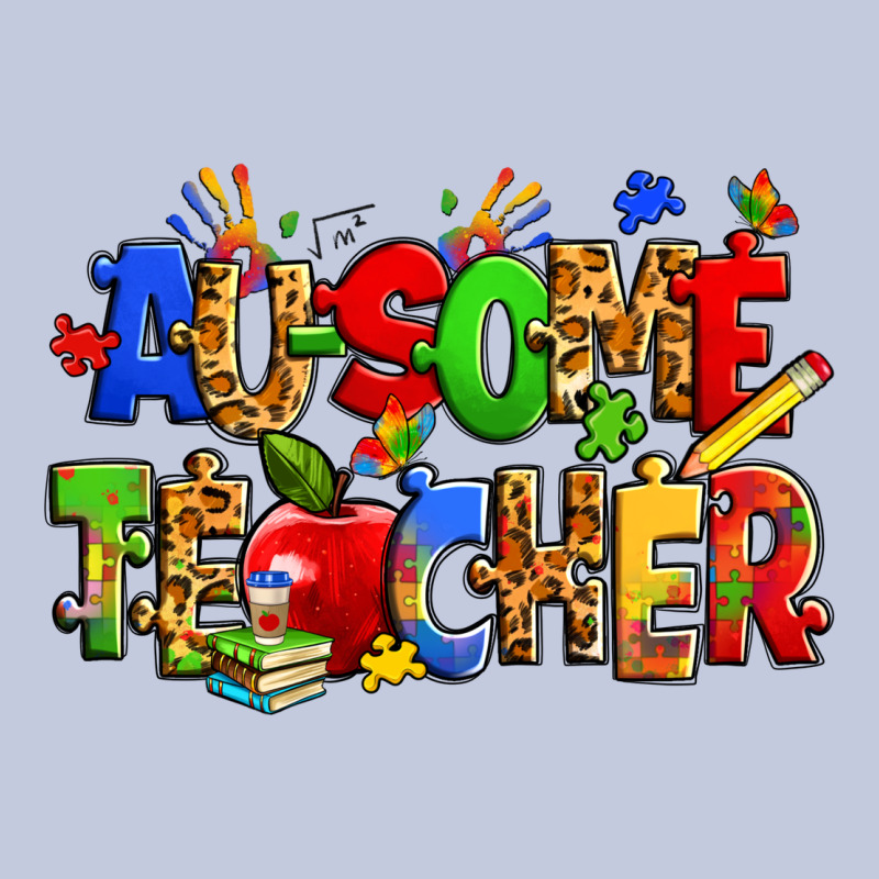 Ausome Autism Teacher Long Sleeve Tee by Zillion Design Studio | Teevron