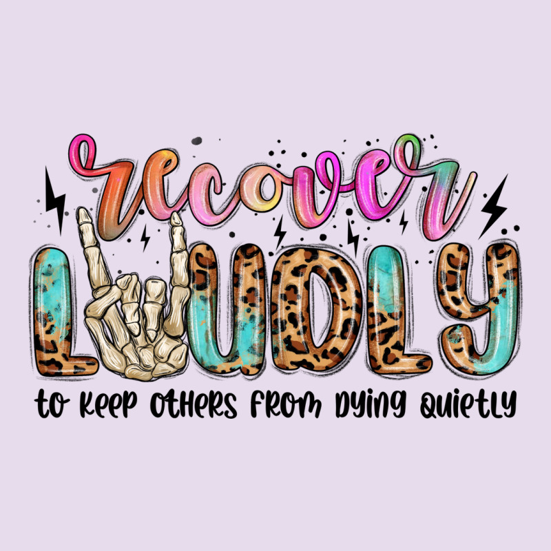 Recover Loudly To Keep Others From Dying Quietly M Premium Hoodie by MaliasSmallBusiness | Teevron
