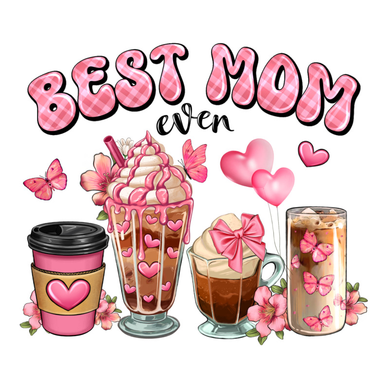 Best Mom Ever Floral Coffee Cups Zipper Hoodie by JahusDesignShop | Teevron
