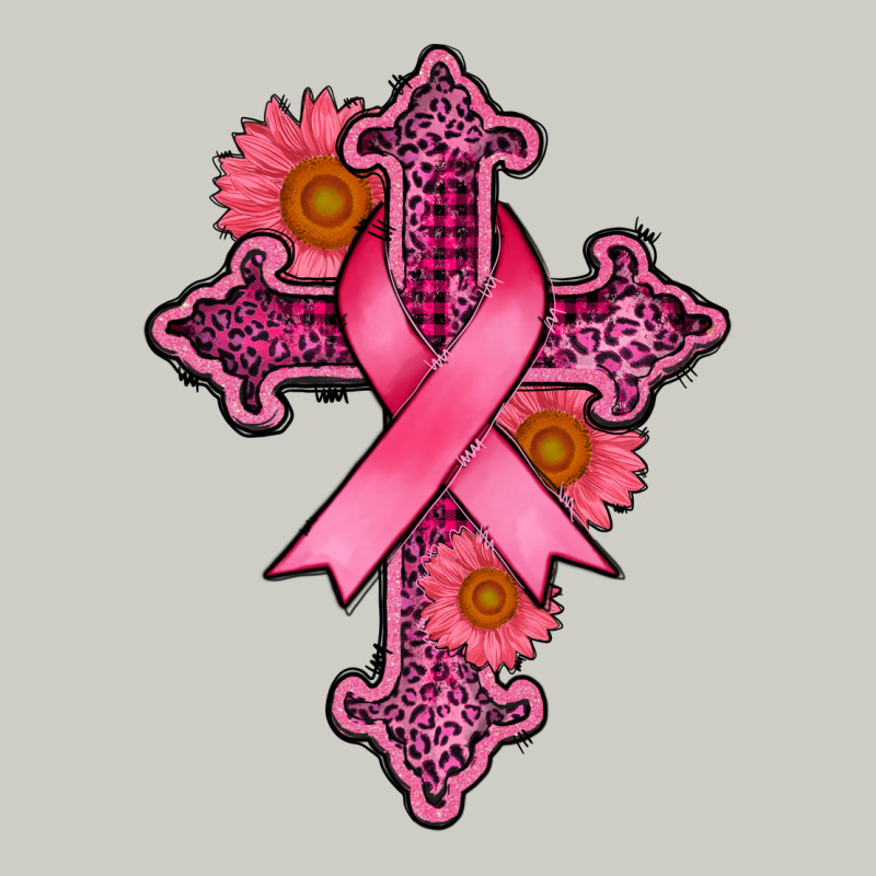 Breast Cancer Cross Heavyweight Hoodie by AdoDesignShop | Teevron