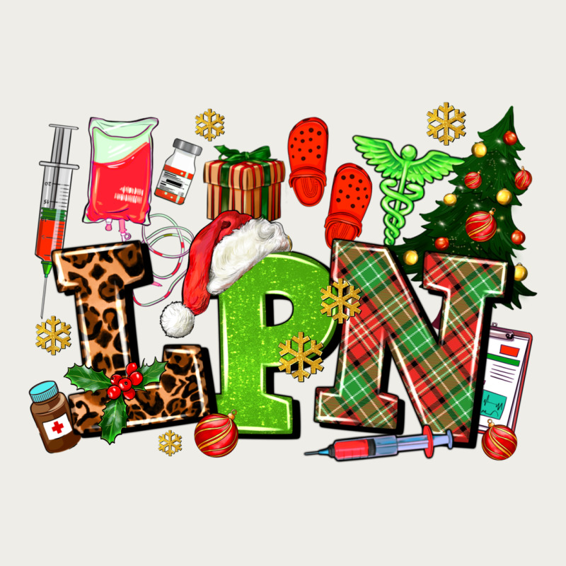 Lpn Christmas Nurse With Zipper Hoodie by AdoDesignShop | Teevron
