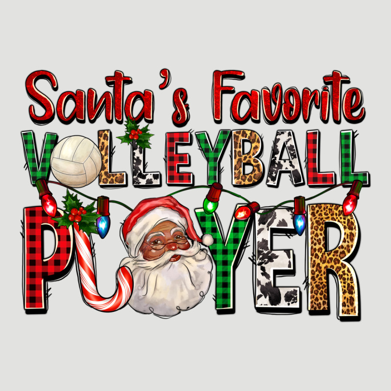 Afro Santa's Favorite Volleyball Player For Christ Classic Tee by FaDigitalArtStudio | Teevron
