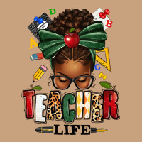 Teacher Life Afro Messy Bun Vintage Tee | Teevron